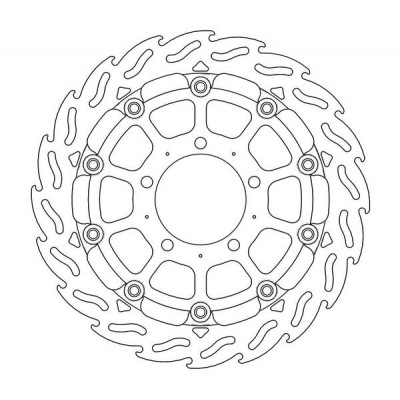 Disc frana MOTO-MASTER FLAME RACE FR LEFT 5 5MM Ninja 1000 SX ABS