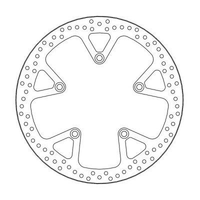 Disc frana MOTO-MASTER BRAKE ROTOR FIX ROUND L/R BMW K 1600 GRAND AMERICA ABS 23