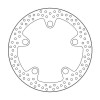 Disc frana MOTO-MASTER BRAKE ROTOR FIX ROUND L/R HONDA	CB 1100 ABS 14