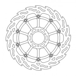 Disc de frana MOTO-MASTER BRAKE ROTOR FLOAT FLAME APRILIA TUONO V4 1100 RR ABS 22-23 Disc de frana MOTO-MASTER BRAKE ROTOR FLOAT FLAME APRILIA TUONO V4 1100 RR ABS 22-23