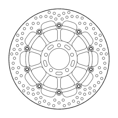 Disc frana MOTO-MASTER BRAKE DISC HALO T-FLOATER KAWASAKI ZX-10 RR 1000 ABS 20-23