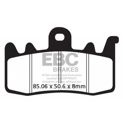 Placute frana EBC FA SER ORGANIC FA630 Placute frana EBC FA SER ORGANIC FA630