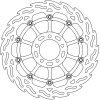 Disc frana MOTO-MASTER BRAKE ROTOR FLOAT FLAME DUCATI MONSTER 937 ABS 23