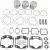 Kit piston WISECO PISTON KIT ARCTIC CAT THUNDERCAT 900 93-97 Kit piston WISECO PISTON KIT ARCTIC CAT THUNDERCAT 900 93-97 thumb