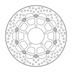 Disc frana MOTO-MASTER BRAKE ROTOR ROUND TRIUMPH TIGER 1050 ABS Disc frana MOTO-MASTER BRAKE ROTOR ROUND TRIUMPH TIGER 1050 ABS thumb