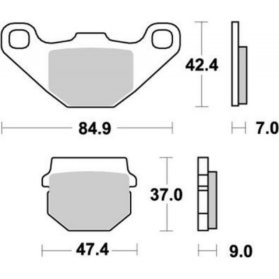 Placute frana MOTO-MASTER MOTOMASTER BRAKEPAD NITRO PHOENIX 200 2X4