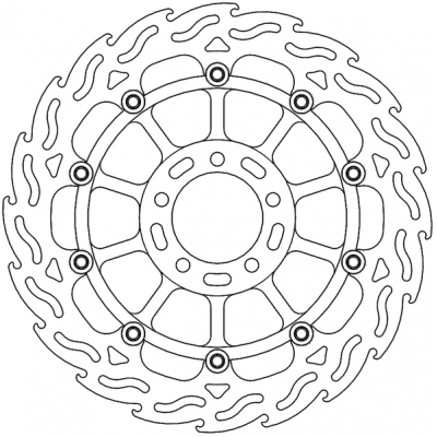 Disc de frana MOTO-MASTER BRAKE ROTOR FLAME DUCATI	SCRAMBLER 803 ABS 23