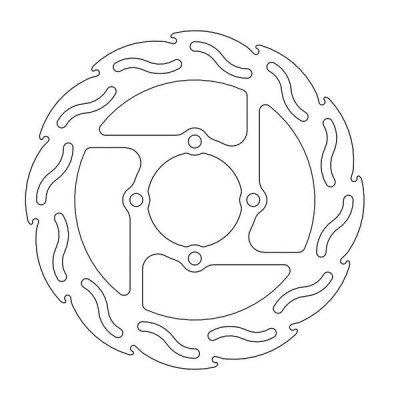 Disc frana MOTO-MASTER MM FLAME REAR DISC YFM 350 X 2x4 06