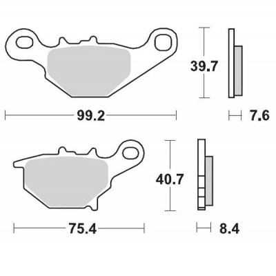 Placute frana MOTO-MASTER MM BRAKEPAD 094811