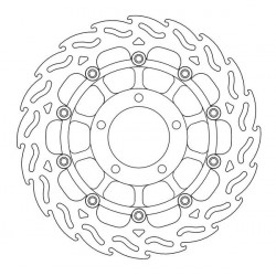 Disc frana MOTO-MASTER FLAME RIGHT DISC TRIUMPH SPEED FOUR 600