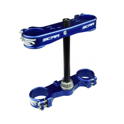 Triple clamp SCAR pentru TC85 14- BLUE