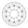 Disc frana MOTO-MASTER BRAKE DISC HALO T-FLOATER HONDA CBR 1000 RR-R ABS 21