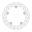Disc frana MOTO-MASTER BRAKE ROTOR FLOAT ROUND L/R thumb
