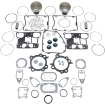 Kit piston WISECO PISTON KIT W/GSKT VM RING Kit piston WISECO PISTON KIT W/GSKT VM RING thumb