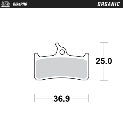 Placute frana MOTO-MASTER BRAKE PAD ORGANIC v