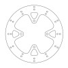 Disc frana MOTO-MASTER FRONT DISC ROUND ARCTICCAT PROWLER 700 EFI 4X4 16