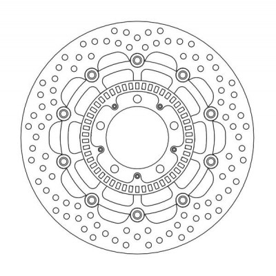 Disc frana MOTO-MASTER BRAKE ROTR FLOAT ROUND ABS-FIT.