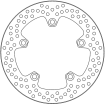 Disc frana MOTO-MASTER BRAKE ROTOR FIX ROUND SUZUKI	GSX-R 1000 R ABS 23 thumb