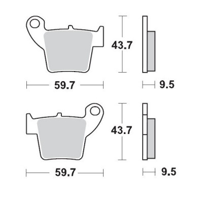 Placute frana MOTO-MASTER MM BRAKEPAD 094311