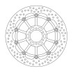 Disc frana MOTO-MASTER HALO FRONT DISC APRILIA TUONO 660 ABS Disc frana MOTO-MASTER HALO FRONT DISC APRILIA TUONO 660 ABS thumb