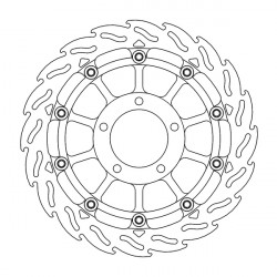 Disc frana MOTO-MASTER BRAKE ROTOR FLOAT ROUND TRIUMPH TIGER 1050 ABS 20