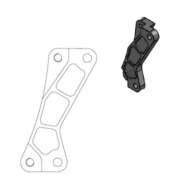 Adaptor frână  MOTO-MASTER ADAPTER 320MM