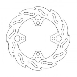 Disc frana spate MOTO-MASTER BRAKE DISC FIX FLAME REAR HONDA CBR 1000 RR-R ABS 22 Disc frana spate MOTO-MASTER BRAKE DISC FIX FLAME REAR HONDA CBR 1000 RR-R ABS 22