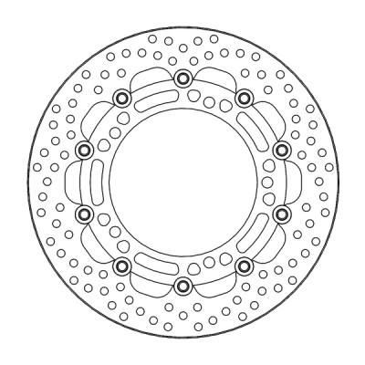 Disc frana MOTO-MASTER BRAKE ROTOR FLOAT ROUND KAWASAKI NINJA 650 ABS
