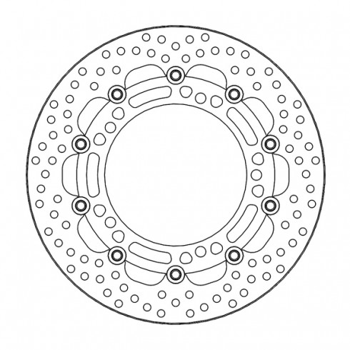 Disc frana MOTO-MASTER BRAKE ROTOR FLOAT ROUND KAWASAKI NINJA 650 ABS Disc frana MOTO-MASTER BRAKE ROTOR FLOAT ROUND KAWASAKI NINJA 650 ABS