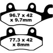 Placute fana EBC BRAKE PAD CARBON TT DIRT Placute fana EBC BRAKE PAD CARBON TT DIRT thumb
