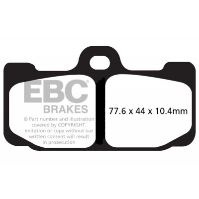 Placute frana EBC GPFA SINTER RACE GPFAX295HH