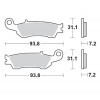 Placute frana MOTO-MASTER MM BRAKEPAD 094911