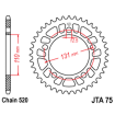 Pinion spate JTA75.45BLK thumb
