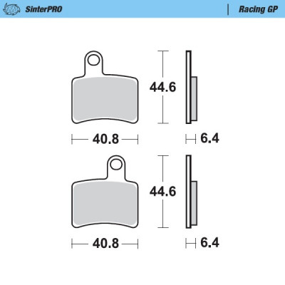 Placute frana MOTO-MASTER BRAKE PAD SINTER RACING BETA	REV-3 250 08
