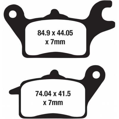 Placute frana EBC FA SER ORGANIC FA691