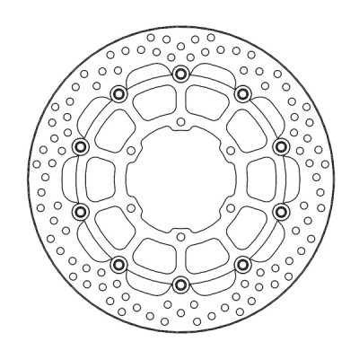 Disc frana fata MOTO-MASTER BRAKE DISC FLOAT HALO PRO SUZUKI GSX-R 1000 R ABS 20-23
