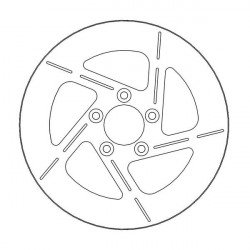 Disc frana MOTO-MASTER BRAKE ROTOR FIX ROUND RIGHT Harley Davidson FXLRS 1923 ABS