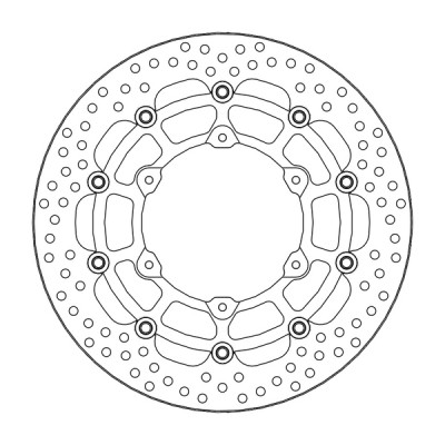 Disc frana MOTO-MASTER BRAKE ROTOR FLOAT ROUND SMC 690 R ABS