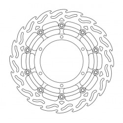 Disc frana MOTO-MASTER FLAME LEFT FR DISC YAMAHA XT 660 X 16