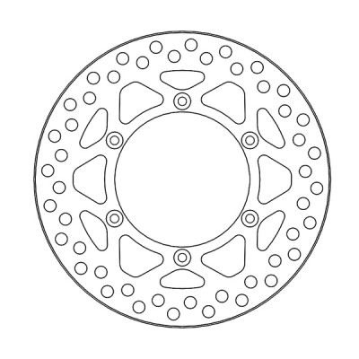 Disc frana spate MOTO-MASTER BRAKE DISC VINT REAR KAWASAKI KLX 300 R 03-07