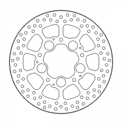 Disc frana MOTO-MASTER BRAKE DISC HALO FIXED HONDA VFR 800 F ABS 20
