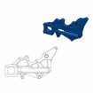 Adaptor frână MOTO-MASTER ADAPTER 220MM BLUE Adaptor frână MOTO-MASTER ADAPTER 220MM BLUE thumb