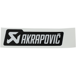 Stiker AKRAPOVIC MONO AL BLK