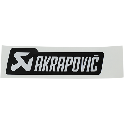Stiker AKRAPOVIC MONO AL BLK