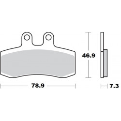 Placute frana MOTO-MASTER BRAKE PAD CERAMIC MOTO GUZZI V85 850 TT 23