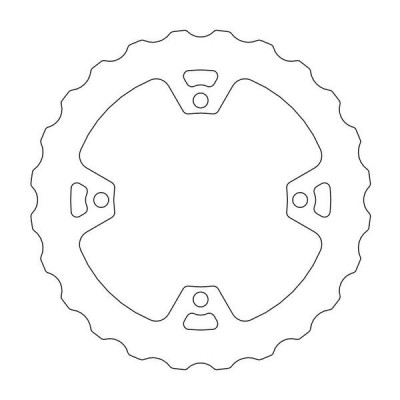 Disc de frana MOTO-MASTER BRAKE ROTOR FIX WAVE MUD HONDA	CRF 250 RX 23