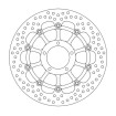 Disc frana MOTO-MASTER HALO FRONT DISC DUCATI HYPERMOTARD 796 Disc frana MOTO-MASTER HALO FRONT DISC DUCATI HYPERMOTARD 796 thumb