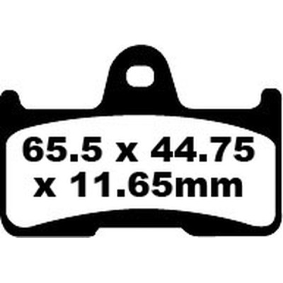 Placute fana EBC BRAKE PAD CARBON TT DIRT