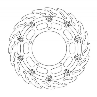 Disc frana MOTO-MASTER BRAKE ROTOR FLOAT FLAME RACE YAMAHA YZF-R1 1000 14
