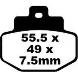 Placute frana EBC SFA ORG SCOOTER SFA321